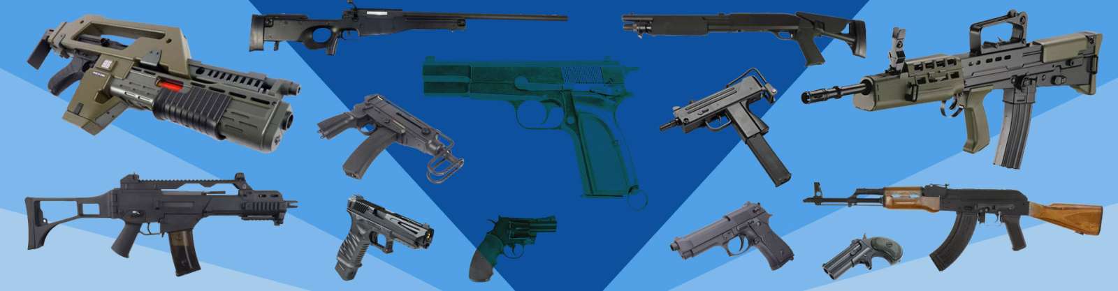 Airsoft Guns, Airsoft Pistols and Airsoft Rifles