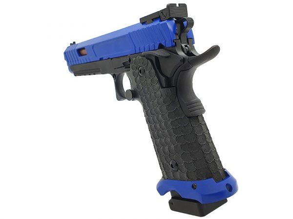 Two Tone JW3 BABA YAGA Combat Master GBB Pistol - Blue - Image 3