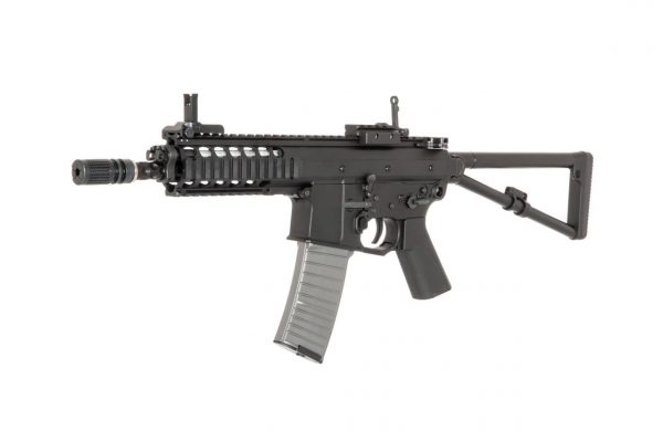 D-Boys/Double Bell BI-8002 KAC PDW AEG Metal Airsoft Gun - Black - Image 6