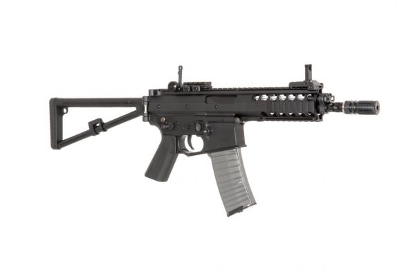 D-Boys/Double Bell BI-8002 KAC PDW AEG Metal Airsoft Gun - Black - Image 5