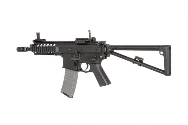 D-Boys/Double Bell BI-8002 KAC PDW AEG Metal Airsoft Gun - Black - Image 3