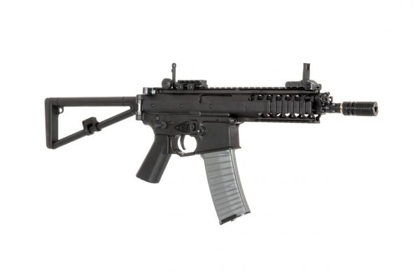 D-Boys/Double Bell BY-808 KAC PDW AEG Sportline Airsoft Gun - Black - Image 4