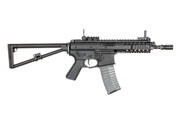 D-Boys/Double Bell BY-808 KAC PDW AEG Sportline Airsoft Gun - Black - Image 3