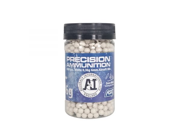 ASG Accuracy Int. 0.36g airsoft BB 1000 rds - Bottle
