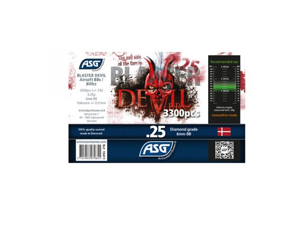 Blaster Devils 0.25g Diamond Grade 3300 rds - Bottle - Image 2