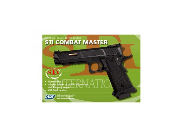 ASG STI Combat Master co2 Airsoft JW3 GBB Pistol - Image 4