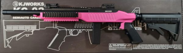Two Tone KJ Works KC-02 Mk II Gas Blowback Rifle - Pink