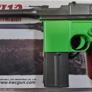 Two Tone KWC M712 Broom Handle co2 Machine Pistol - Green