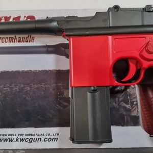 Two Tone KWC M712 Broom Handle co2 Machine Pistol - Red