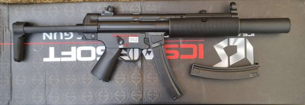 ICS MX5 MP5 SD6 Airsoft MP5 - Black - Image 2