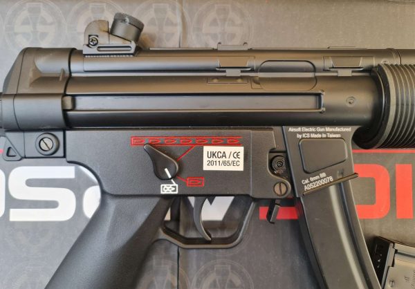ICS MX5 MP5 SD6 Airsoft MP5 - Black - Image 4
