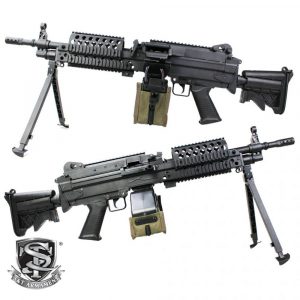 S&T Armament M249 MK46 Sportline Para Support Gun Inc Box Magazine
