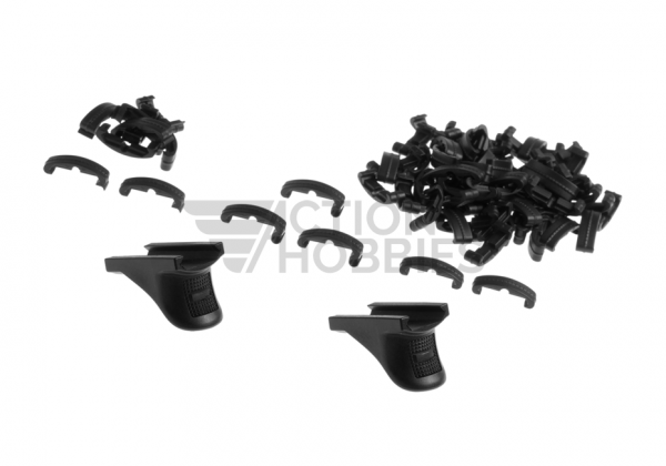 RIS Rail Index Clip Set And Thumb Stops - Black