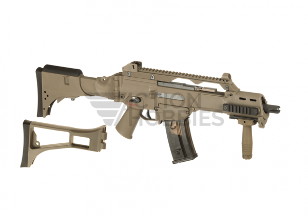 S&T Proline G36CV EBB Airsoft Rifle - Tan