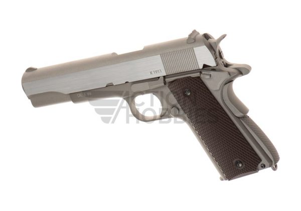 KWC 1911 co2 Gas Pistol - Silver - Image 5