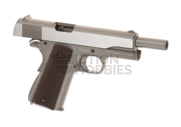 KWC 1911 co2 Gas Pistol - Silver - Image 4