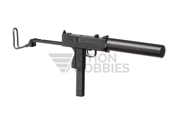 HFC M11 SMG GBB Airsoft Submachine Gun - Black - Image 2
