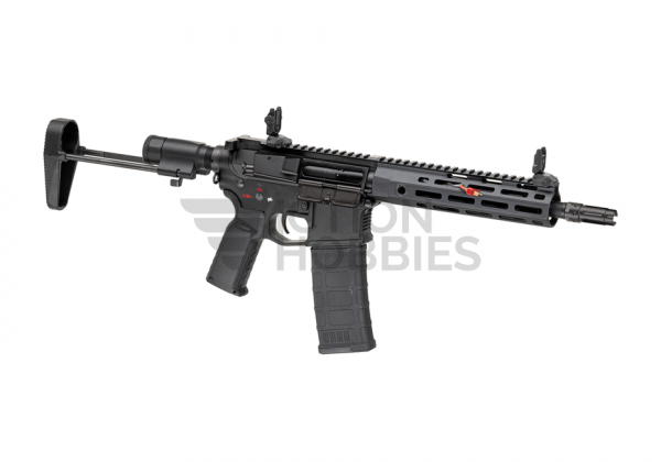 Cyma CM097E M4 Platinum Series CQB Full Metal Airsoft Rifle - Black - Image 2