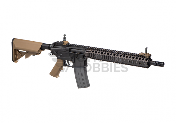 E&C M4 SOPMOD Block 2 12 Inch QR 1.0 EGV AEG - Tan/Black - Image 2
