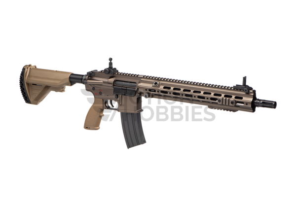 E&C SOPMOD 14.5 Inch QR 1.0 EGV Airsoft Rifle - Tan - Image 2