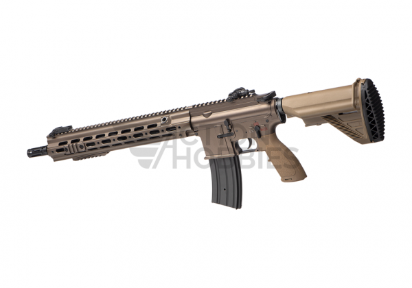 E&C SOPMOD 14.5 Inch QR 1.0 EGV Airsoft Rifle - Tan