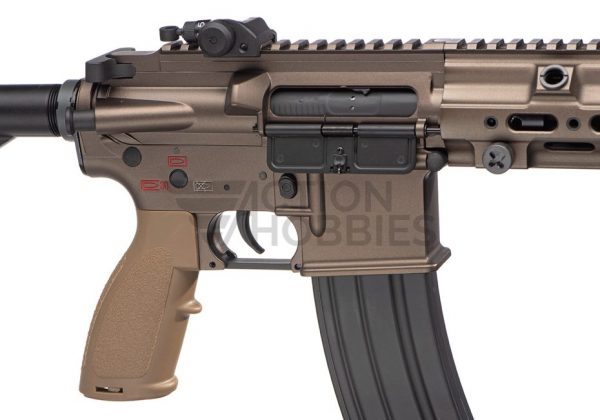 E&C SOPMOD 14.5 Inch QR 1.0 EGV Airsoft Rifle - Tan - Image 4