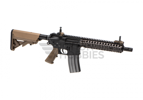 E&C M4 MK18 MOD 9 Inch QR 1.0 EGV AEG - Tan/Black - Image 2