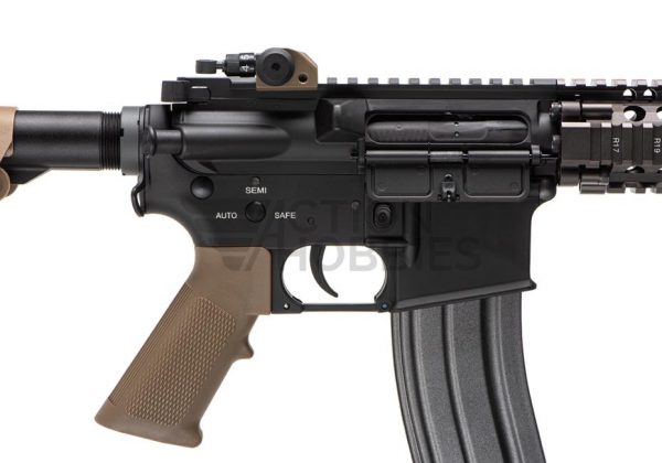 E&C M4 MK18 MOD 9 Inch QR 1.0 EGV AEG - Tan/Black - Image 4