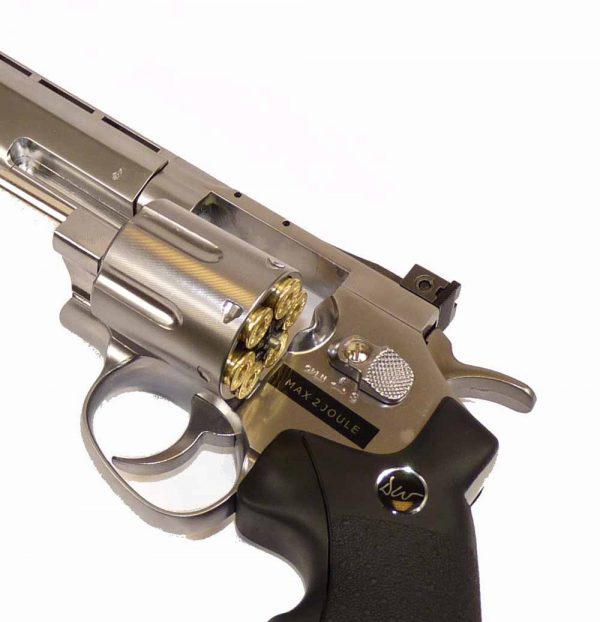 Dan Wesson CO2 Revolver 6 Inch Silver - Image 5