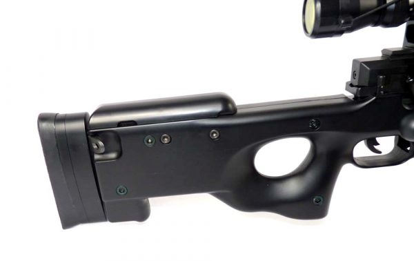 Well Warrior Upgraded Version MB01 L96 Spring Sniper Rifle - Black - Image 7