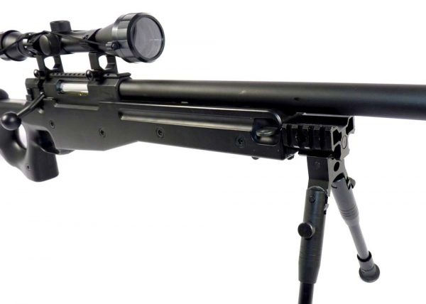 Well Warrior Upgraded Version MB01 L96 Spring Sniper Rifle - Black - Image 9