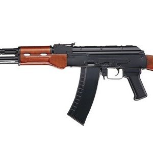 ICS IK74 AK74M Airsoft Rifle - Black/Wood