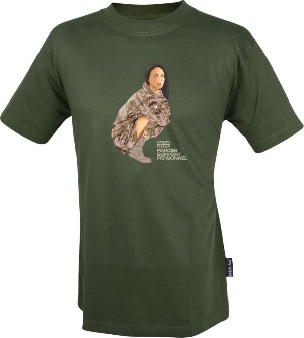 Web-Tex Forces Support Team T-Shirt - Two Squadron Girl - Size Small