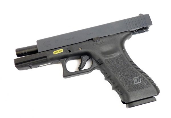 WE-Tech EU17 GBB Airsoft Pistol - Black - Image 5