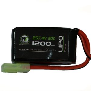 Nuprol 1200 mAh 7.4v 30c LiPo Mini Battery Pack PEQ Size