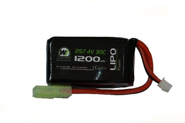 Nuprol 1200 mAh 7.4v 30c LiPo Mini Battery Pack PEQ Size