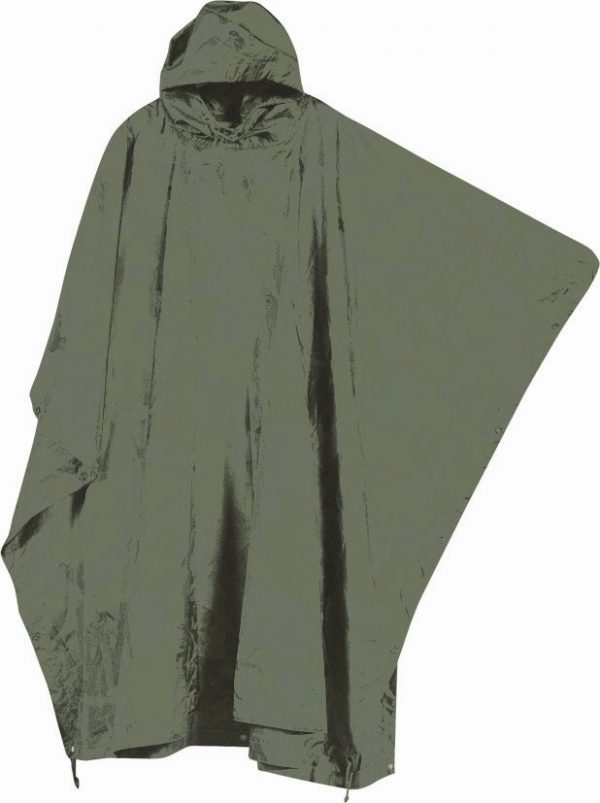 Mil-Com Poncho - Olive Green