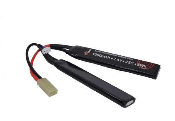 1300 mAh 7.4v 25c Nunchuck LiPo Battery Pack