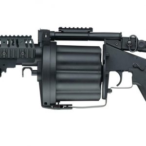 ICS Long MGL 6 Round Grenade Launcher - Black