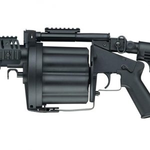 ICS Short MGL 6 Round Grenade Launcher - Black