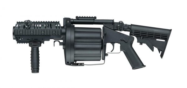 ICS Short MGL 6 Round Grenade Launcher - Black