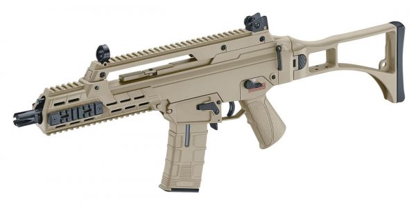 ICS G33F Folding Stock Airsoft Rifle - Tan - Discontinued - Image 2