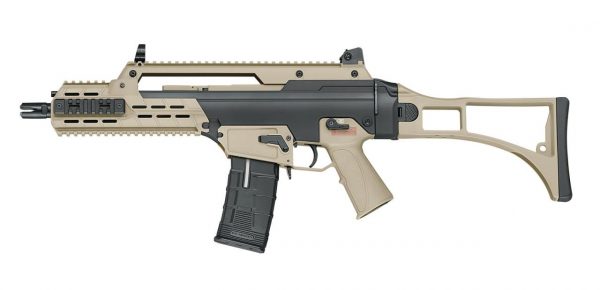 ICS G33F Folding Stock Airsoft Rifle - Tan/Black - Discontinued