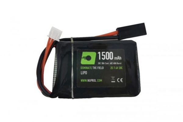 Nuprol 1500 mAh 7.4v 20c PEQ Micro LiPo
