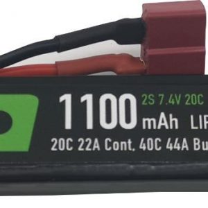 Nuprol 7.4V 1100mAh LiPo Stick Battery - Deans