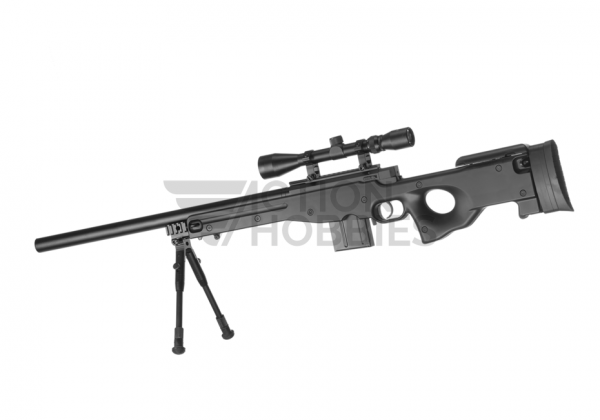 Well AWP MB4401 L96 Spring Sniper Rifle - Black