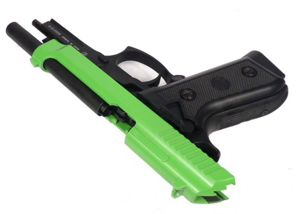KWC PT92 co2 Blowback Pistol - Green - Discontinued - Image 3