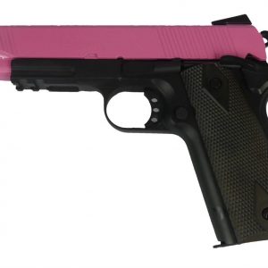 KWC 1911 Tactical Railgun Co2 Airsoft Pistol - Pink