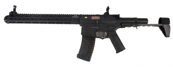 Ares Amoeba Octa Arms Honey Badger Long Airsoft Gun - Black - Image 3
