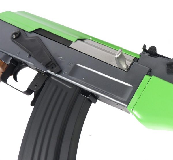 Two Tone Cyma CM028 AK47 Airsoft Rifle - Green - Image 4